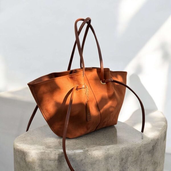 Velvet Brown Sky Bag